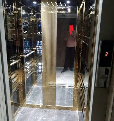 ساخت انواع کابین آسانسور.خدمات رنگ کوره.برش و خم